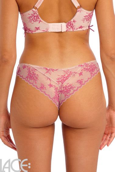 Freya Lingerie Offbeat Decadence Brazilian String Vintage Rose Lace