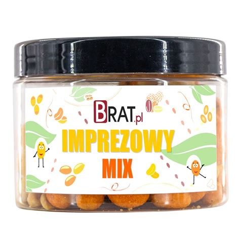 Imprezowy Mix TWIST 150g MIESZANKA ORZESZKÓW ZIEMNYCH BRAT pl Sklep