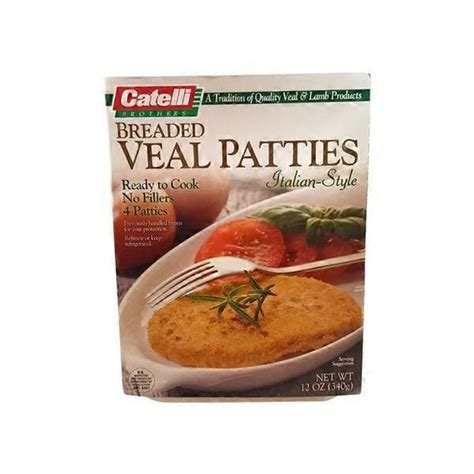 Catelli Brothers Breaded Veal Patties 12 Oz Instacart