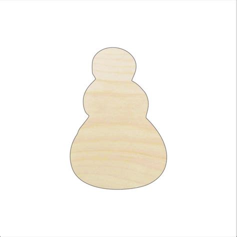 Wood Snowman Etsy