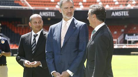 Anil Murthy La Visita De S M El Rey A Mestalla Ha Sido El Broche