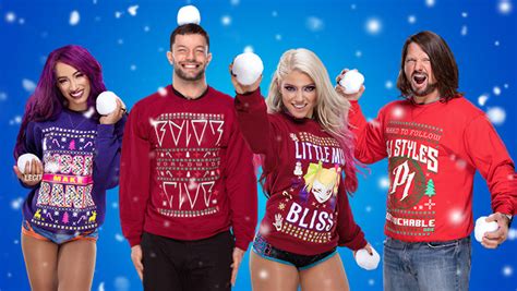 WWE Ugly Holiday Christmas Sweaters | FighterXFashion.com