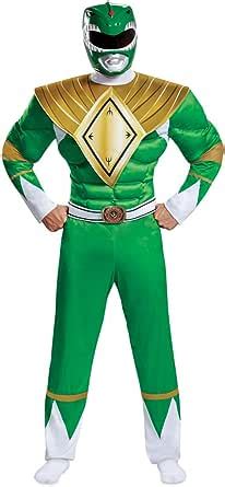 Amazon Disguise Men S Green Ranger Classic Muscle Adult Costume