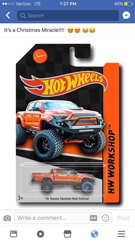 Tacoma Hot Wheels Tacoma World