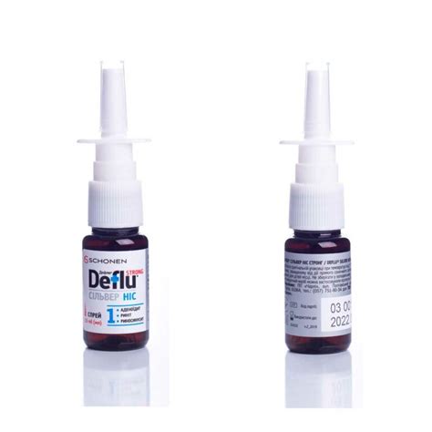 Дефлю Сильвер Нос Стронг, спрей 15 мл - Купить в Украине Магазин ...