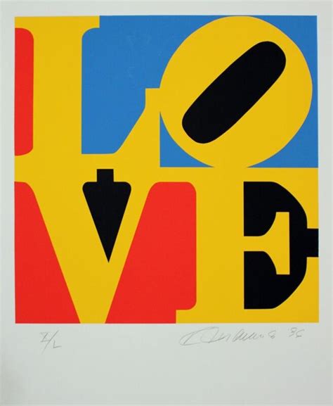 Robert Indiana Book Of Love 1996 Artsy