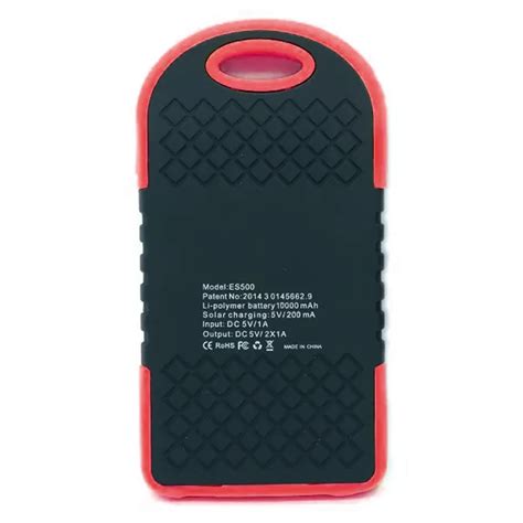 УМБ Power Bank повербанк Solar Charger 10000 mAh на сонячній батареї з