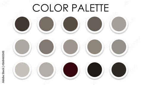 Universal color palette. Color swatches. Vector illustration Stock ...