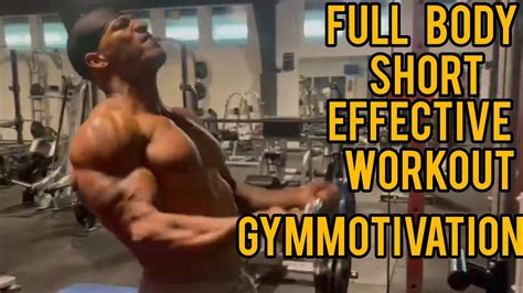 💪🔥full Body Short Effective Workout For Power Cardio Mobility For Gym Lovers And Gym Motivation