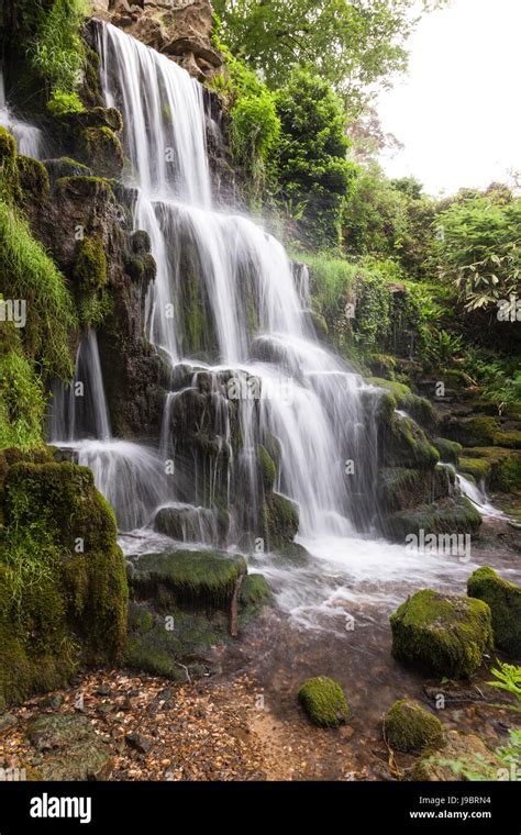 Hamiltons Cascade Waterfall Bowood Estate Wiltshire England Uk