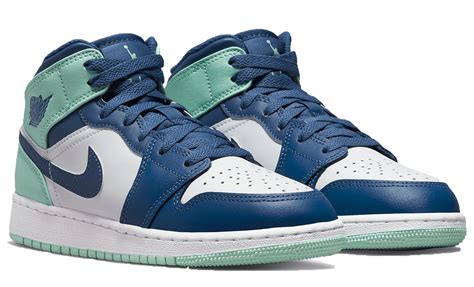 Jordan 1 Mid Blue Mint Gs Senikersku