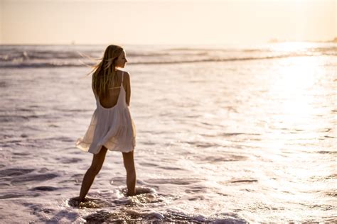 Pretty White Summer Dress Beach Bikini Model Beautiful Po Flickr