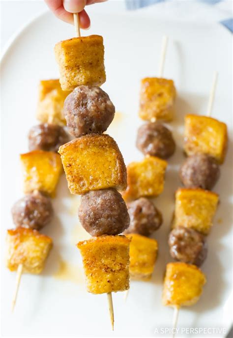 French Toast Sausage Breakfast Kebabs A Spicy Perspective