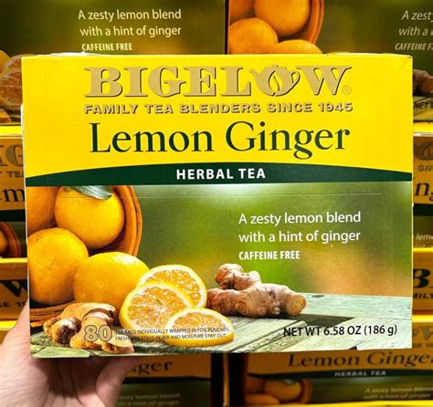 Bigelow Lemon Ginger Herbal Tea 80s Lazada Ph