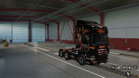 Scania RJL Harley Davidson skins Truck Skins X SKIN 엑스스킨