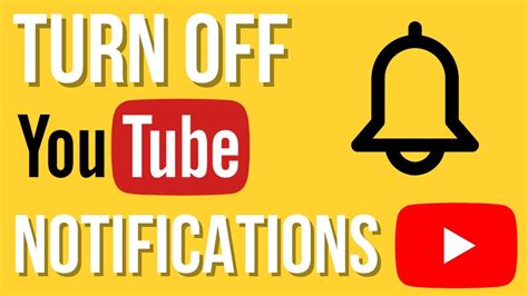 How To Turn Off Youtube Notifications Browser And Email Youtube