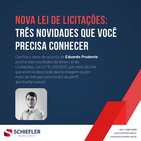 Nova Lei De Licita Es Tr S Novidades Que Voc Precisa Conhecer