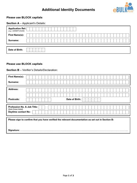 Additional Identity Document | PDF | Identity Document | Driver's License