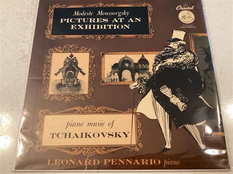 VINYL LP RECORD 1950S 1960S MODESTE MOUSSORGSKY PICTURES AT AN