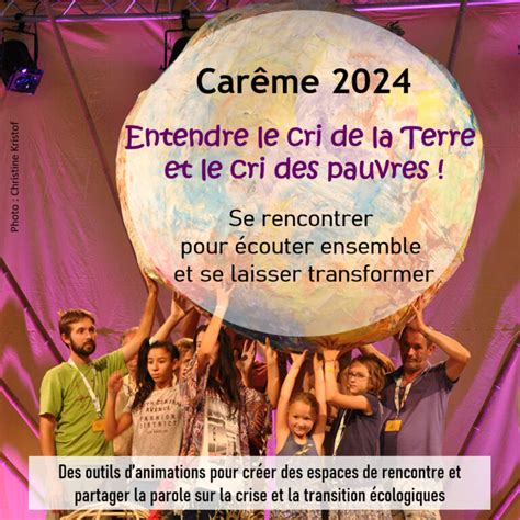 Campagne de Carême 2024 Entendre le cri de la Terre et le cri des