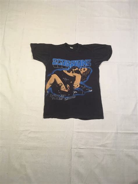 Vintage 80s Scorpions Love At First Sting Us Tour 84  Gem