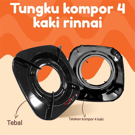 Jual Tatakan Kompor Rinnai Kak Bergerigi Tungku Rinnai Kaki Dan