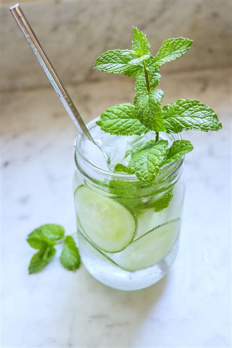 Refreshing Sparkling Mocktails With Mint Basil And Rosemary Fab