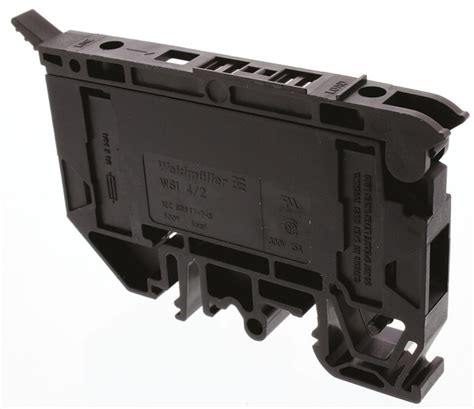 Weidm Ller Weidmuller W Series Black Fused Din Rail