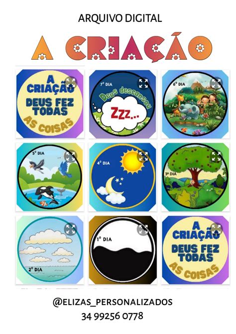 Criação Do Enem - Dia 1 Da Historia Da Criacao