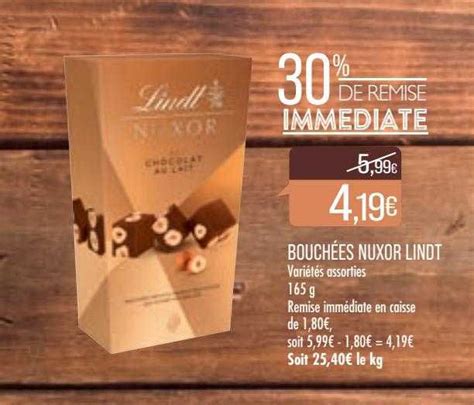 Promo Bouch Es Nuxor Lindt Chez Match Icatalogue Fr