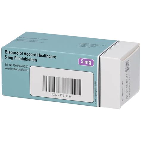 Bisoprolol Accord Healthcare Mg Filmtabletten St Mit Dem E Rezept