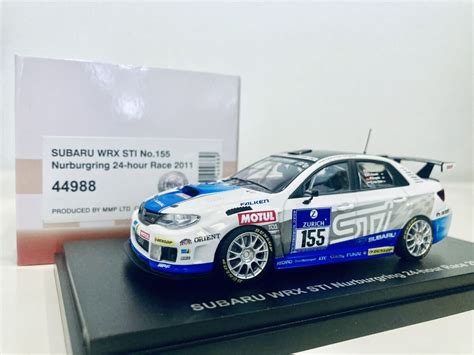 Yahoo オークション 1 43 EBBRO スバル WRX STI 155 Nurburgring 24