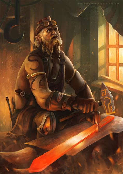 The Blacksmith by Montjart on DeviantArt