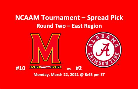 Maryland vs Alabama Pick 2021 - Top NCAAM Odds
