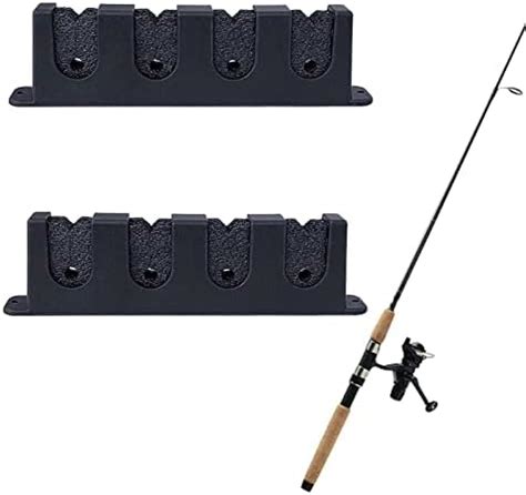 Amazon Horizontal Fishing Rod Holders Wall Mounted ABS Fishing