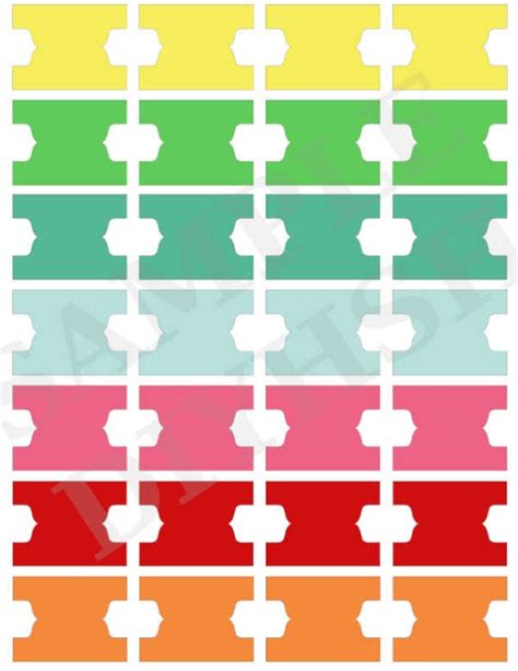 Free Printable Binder Tabs