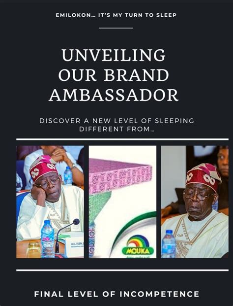 Breaking News: Mouka Foam Signs Tinubu As Latest Brand Ambassador (Pics) - Politics - Nigeria