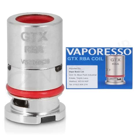 Vaporesso Gtx Rba Coil 1 Piece Si Omar Vape Store Best Online