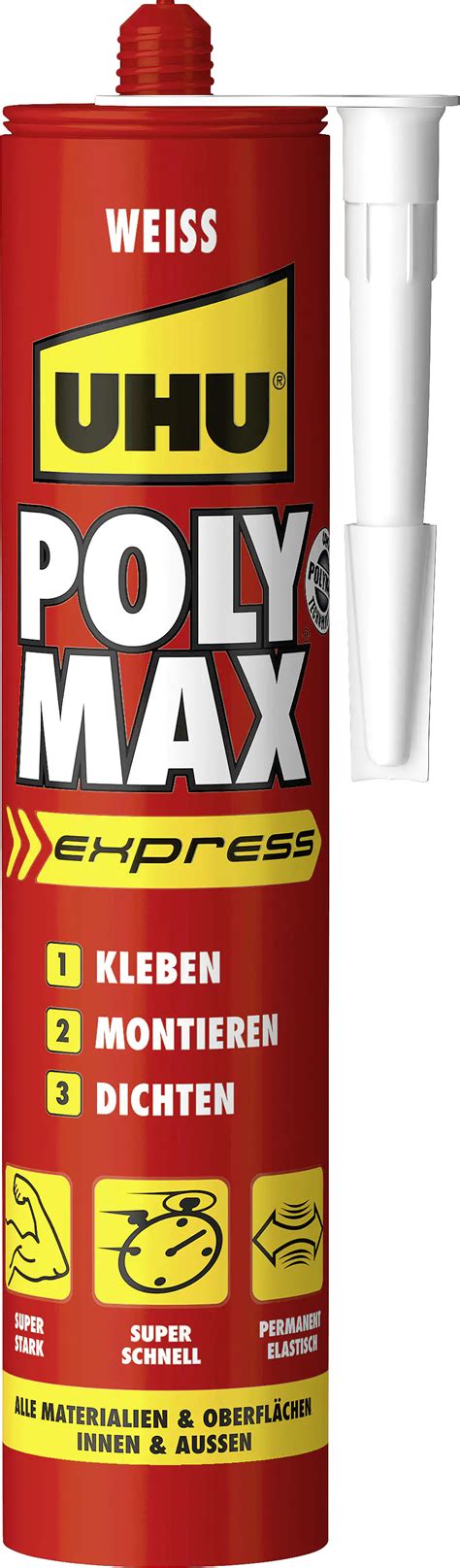 UHU Poly Max Montagekleber Power weiß 425g weiß Kartusche 425g kaufen