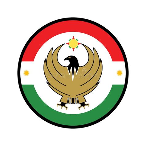 Kurdistan Regional Emblem Vector Logo Stock Illustration - Illustration ...