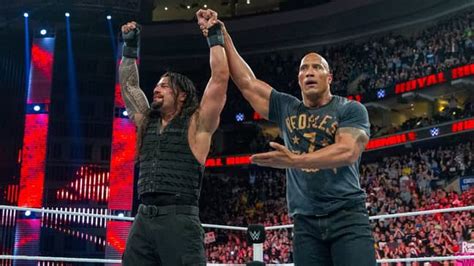 We May Have Just Gotten The First Hint Of The Rock V Roman Reigns Dream