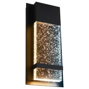 Sunlite 12 In Black Outdoor Integrated LED Selectable CCT 3000K 4000K