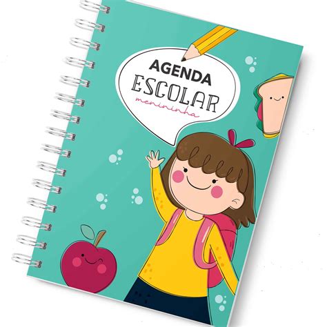 Agenda Escolar Menina 2 Elo7 Produtos Especiais