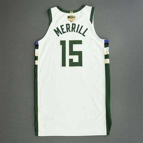 Sam Merrill - Milwaukee Bucks - Game-Worn Association Edition Jersey - Dressed, Did Not Play ...