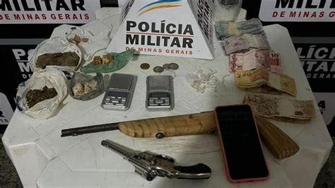 Polícia encontra drogas e armas e apreende adolescente em Ipaba