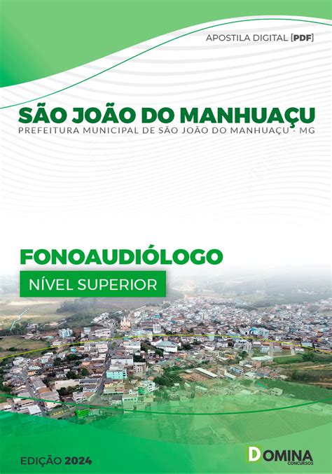 Apostila Pref S O Jo O Do Manhua U Mg Fonoaudi Logo