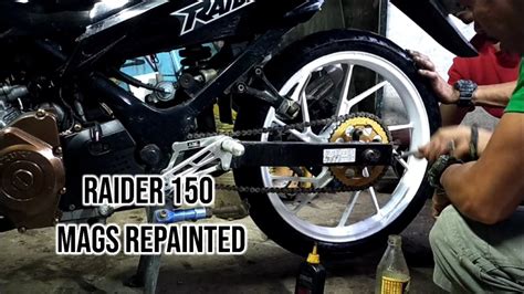 SUZUKI RAIDER 150 MAGS REPAINTING YouTube