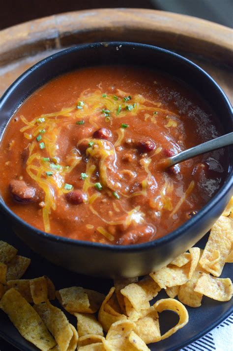 Slow Cooker Three Bean Chili With Beef