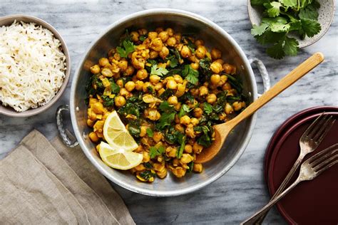 Vegetarian Chana Masala With Spinach Recipe