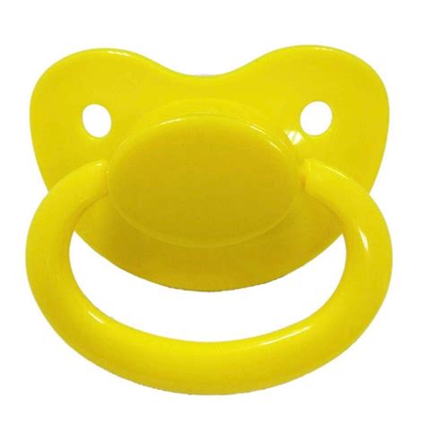 Yellow Adult Pacifier Paci Binkie Soother Little Space Ddlg Playground